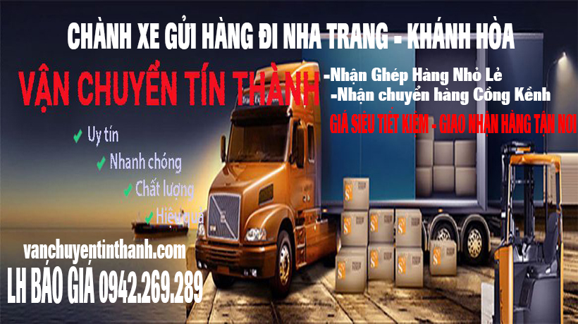 Chành xe gửi hàng đi Nha Trang - Khánh Hòa